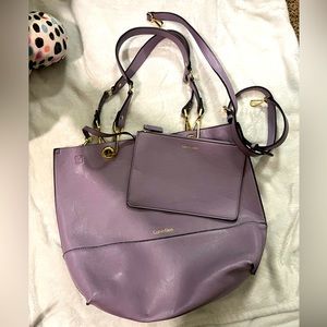 Purple Calvin Klein Bag
